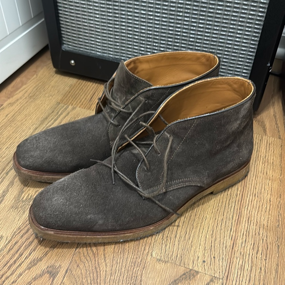 Men’s Size 11 Bruno Magli Chavez Brown Boots - Made in Italy